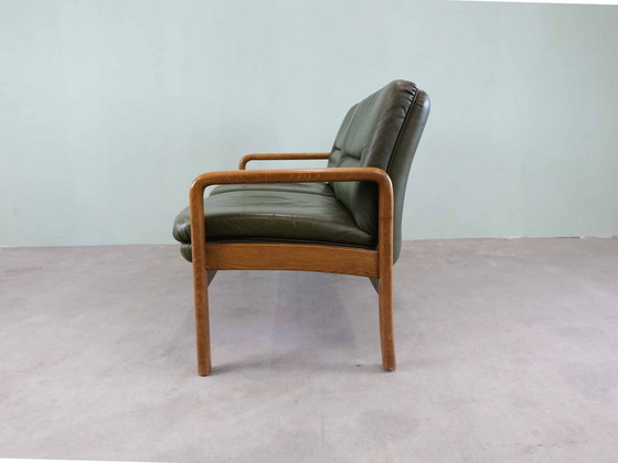 Image 1 of Vintage 2-zitsbank uit de MidCentury