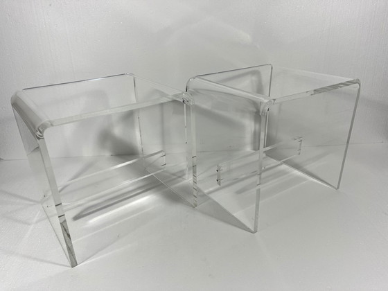 Image 1 of Vintage Plexiglazen Krukken 1960-70'S