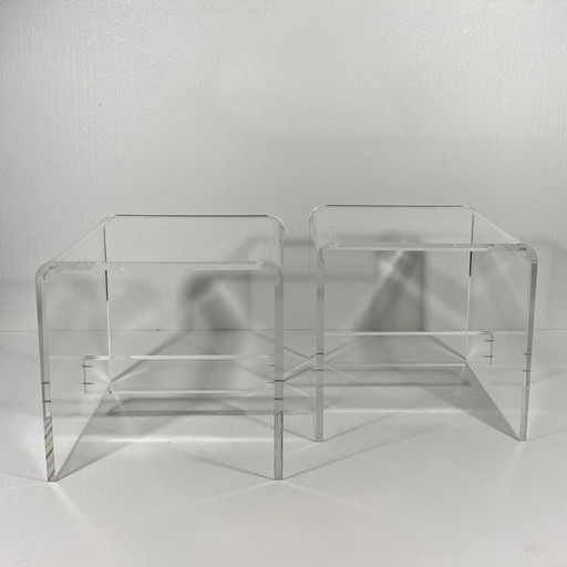 Vintage Plexiglazen Krukken 1960-70'S