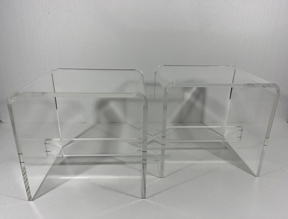 Image 1 of Vintage Plexiglazen Krukken 1960-70'S