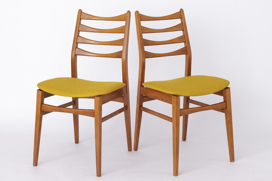 Image 1 of 2 van 4 Vintage Stoelen jaren 60-70 Duitsland