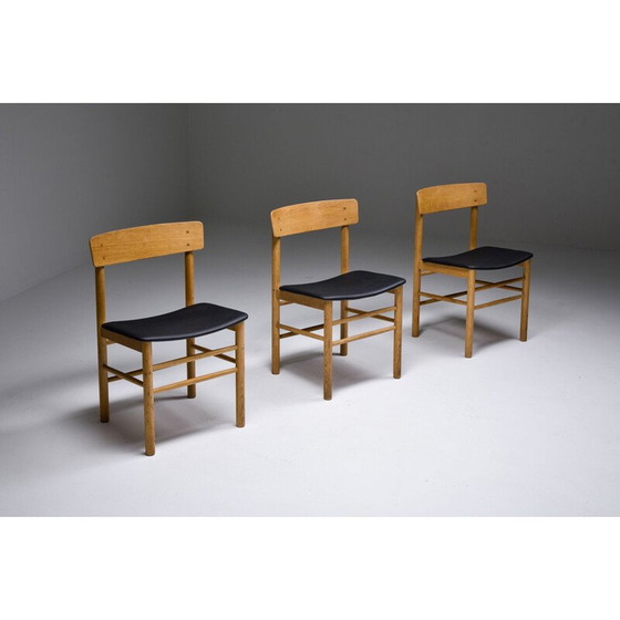 Image 1 of Scandinavische vintage eetkamerstoel in eikenhout van Børge Mogensen, jaren 1960