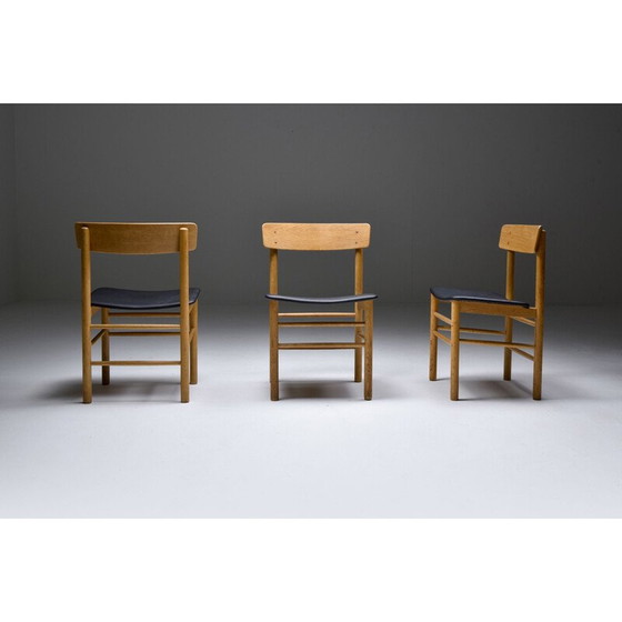 Image 1 of Scandinavische vintage eetkamerstoel in eikenhout van Børge Mogensen, jaren 1960