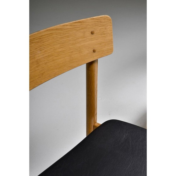 Image 1 of Scandinavische vintage eetkamerstoel in eikenhout van Børge Mogensen, jaren 1960
