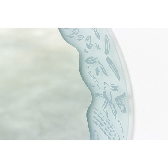 Image 1 of Paar vintage spiegels Micro Ugo La Pietra Macro Postmodernisme 1980