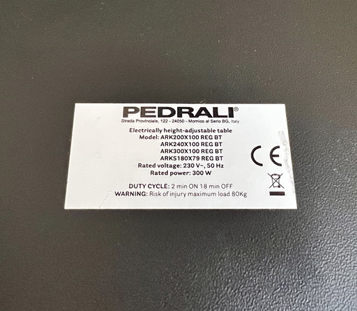 Pedrali Arki Adjustable Onderstel