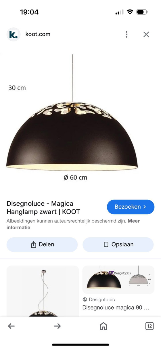 Image 1 of Disegnoluce Magica Hanglamp