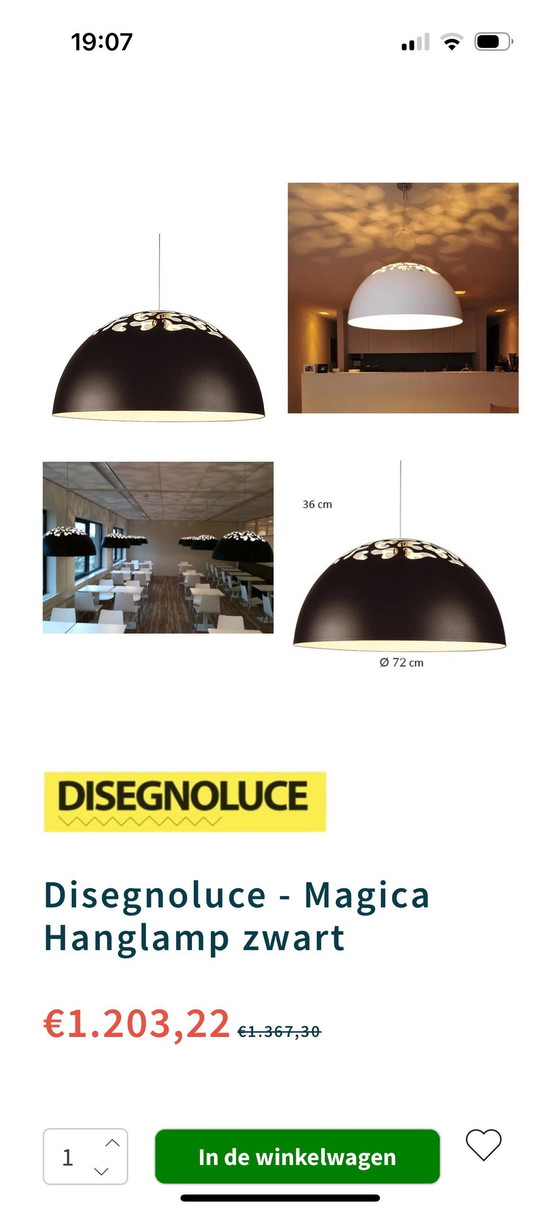 Image 1 of Disegnoluce Magica Hanglamp