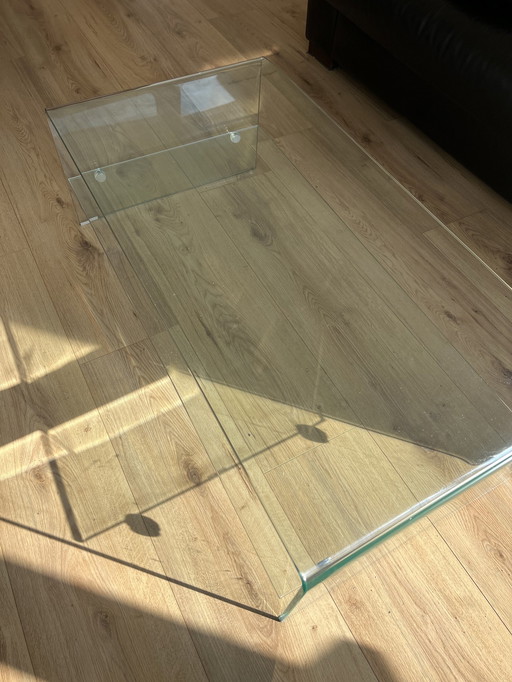 Salon Tafel van hard glas