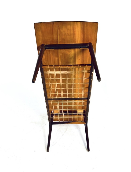 Image 1 of Teak & Rotan Salontafel, Ilse Mobel ‘50