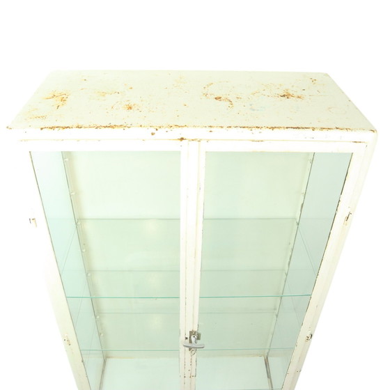 Image 1 of Metalen Apothekerskast Medicijnkast Industrieel 1970S