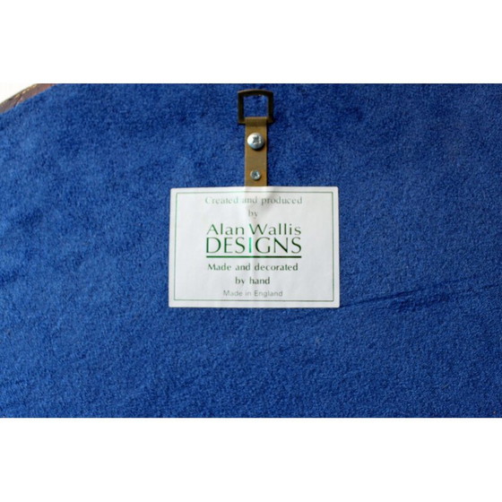 Image 1 of Vintage zonnespiegel van Alan Wallis, UK 1980