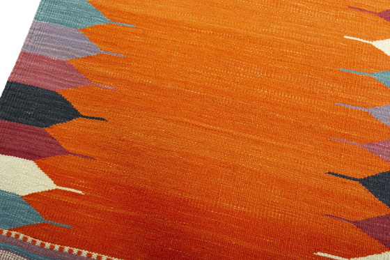 Image 1 of Handgeweven design kelim Fars - Nieuw - 90 X 87 cm