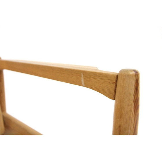 Image 1 of Vintage grenen 3-zitsbank, Zweden 1970