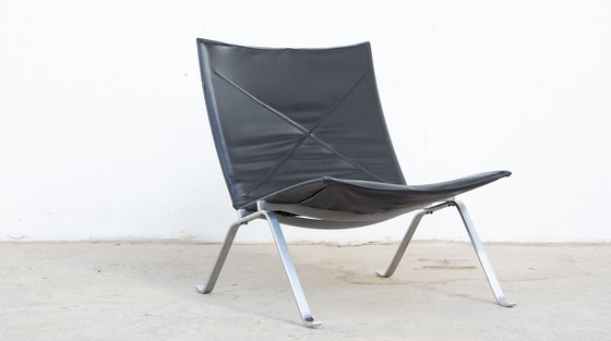 Image 1 of  Paar Pk 22 Stoelen Poul Kjærholm Voor Fritz Hansen