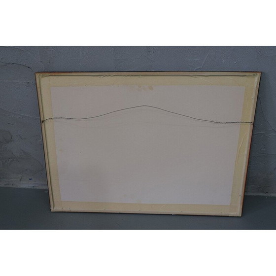 Image 1 of Moderne vintage litho van Else Jensen, Denemarken 1960