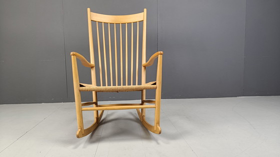 Image 1 of J16 schommelstoel van Hans Wegner voor FDB Mobler, jaren 1960