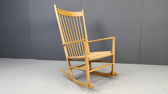 Image 1 of J16 schommelstoel van Hans Wegner voor FDB Mobler, jaren 1960