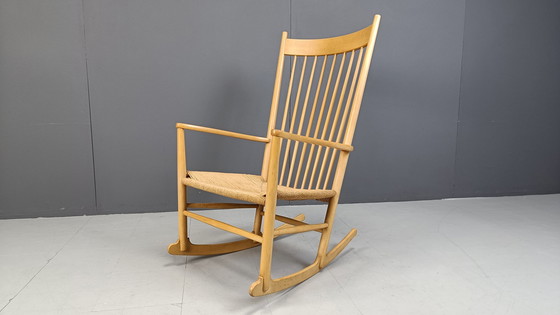 Image 1 of J16 schommelstoel van Hans Wegner voor FDB Mobler, jaren 1960