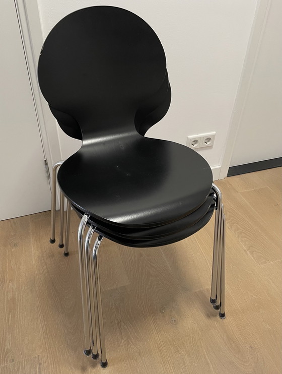 Image 1 of 6x Stapelbare stoelen