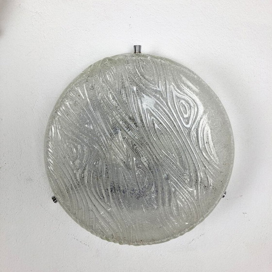 Image 1 of Paar vintage wandlampen in mat glas, Duitsland 1970