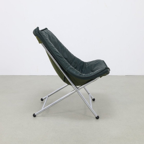 Image 1 of Fauteuil Leer Teun Van Zanten Molinari, 1970S