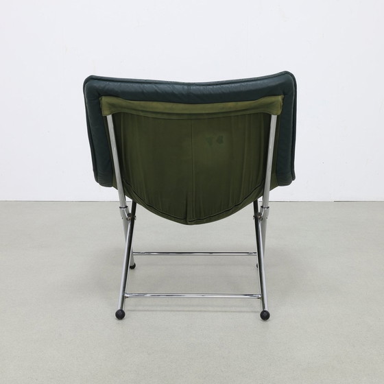 Image 1 of Fauteuil Leer Teun Van Zanten Molinari, 1970S