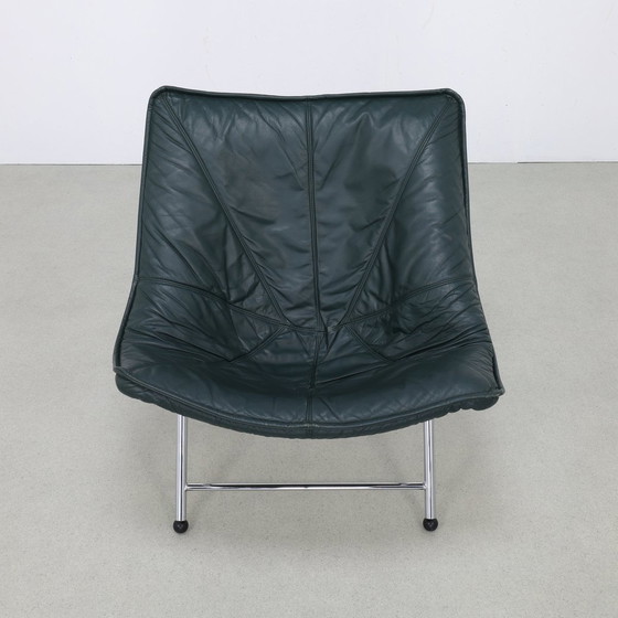 Image 1 of Fauteuil Leer Teun Van Zanten Molinari, 1970S