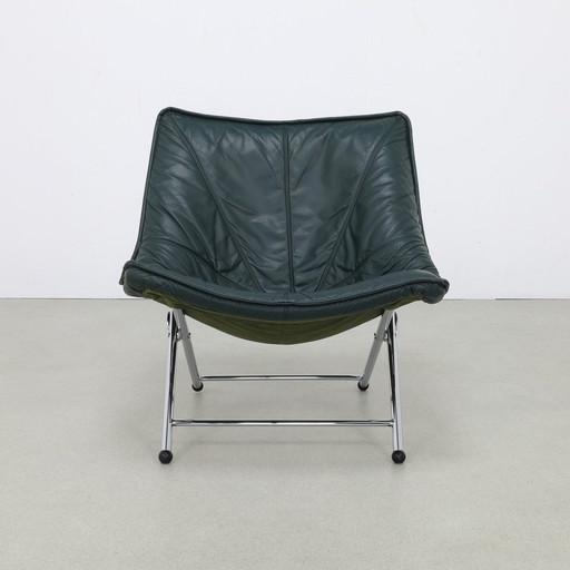 Fauteuil Leer Teun Van Zanten Molinari, 1970S