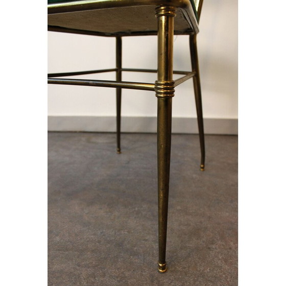Image 1 of Vintage Chiavari stoel met hoge rug door Gaetano Descalzi, Italië 1950