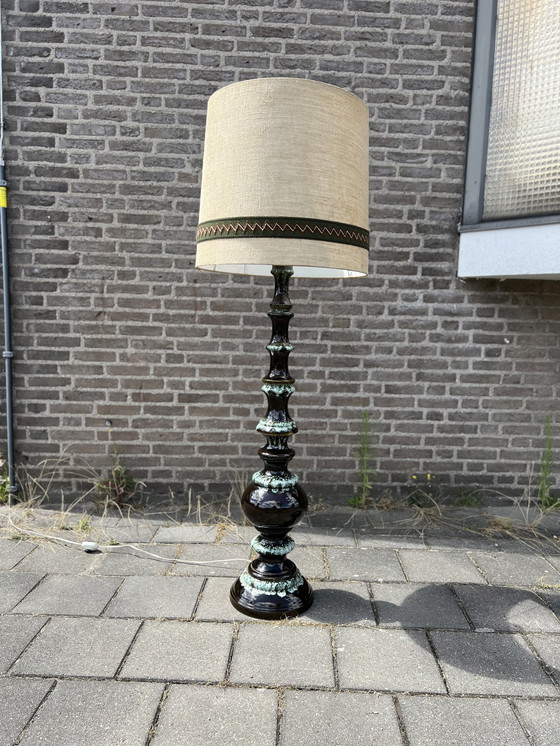 Image 1 of Keramieken vloerlamp West-Germany