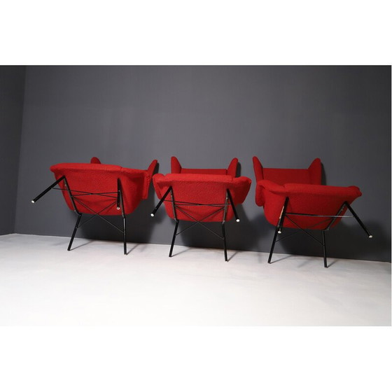 Image 1 of Vintage wingback fauteuils van Navrátil en Sépová, Tsjecho-Slowakije 1960