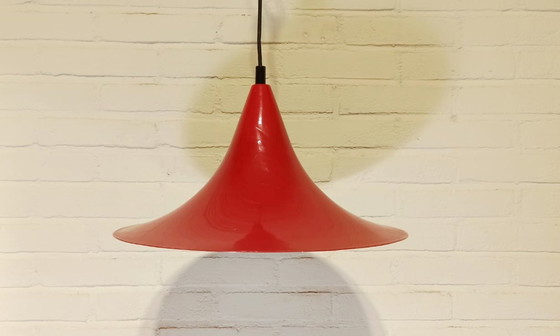 Image 1 of Vintage Rode Heksenhoed Hanglamp