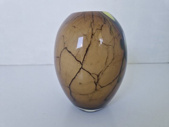 Image 1 of Kleurrijke Italiaanse Glazen Vaas