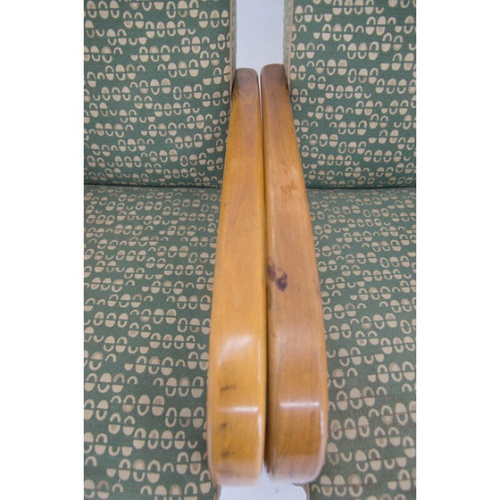 Image 1 of Paar vintage fauteuils van Jindrich Halabala, jaren 1950