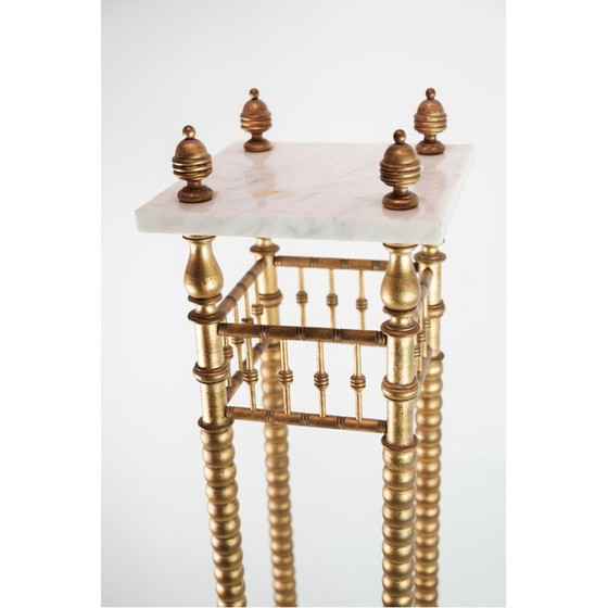 Image 1 of Vintage plantenbak met gouden zuilen, 1930