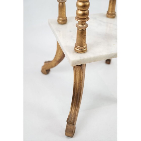 Image 1 of Vintage plantenbak met gouden zuilen, 1930