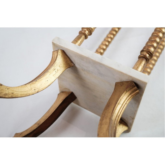 Image 1 of Vintage plantenbak met gouden zuilen, 1930