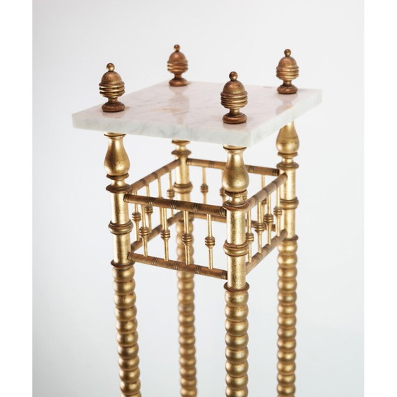 Image 1 of Vintage plantenbak met gouden zuilen, 1930