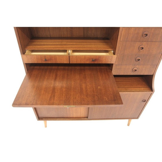 Image 1 of Vintage teakhouten secretaire, Zweden 1960