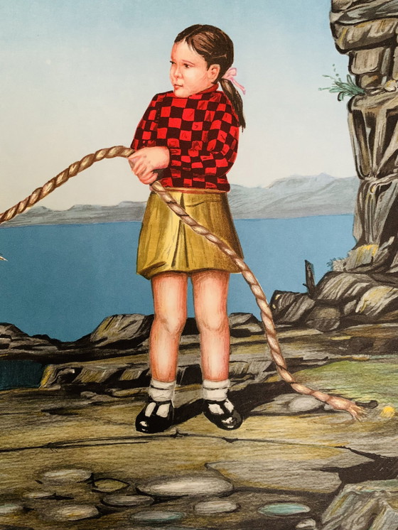 Image 1 of Tito Salomoni: “Toy Boat”. Gesigneerde Lithografie. 