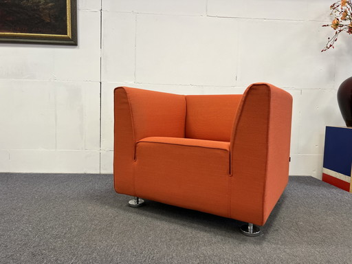 Gelderland 4800 Fauteuil oranje stof