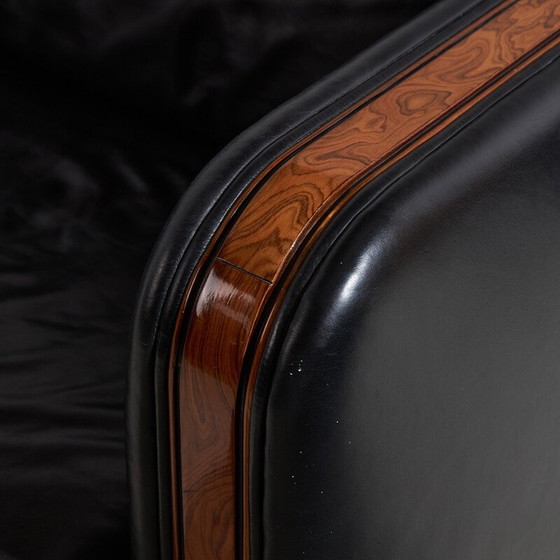 Image 1 of Vintage 3-zits "New York" leren bank door Alberto Nieri voor Galeria Nieri, Italië 1960