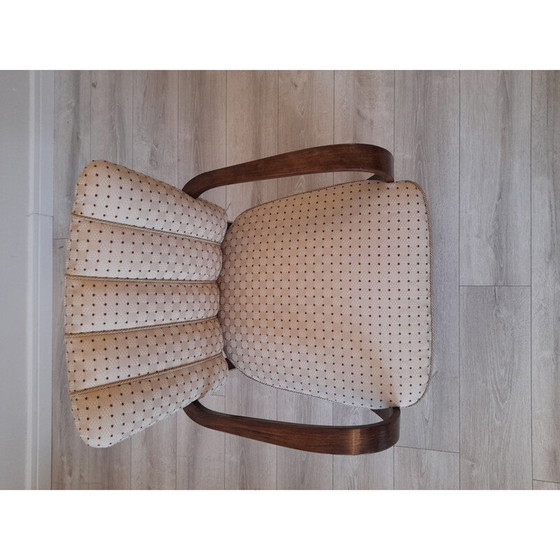 Image 1 of Set van 2 mid-century Art Deco H-237 fauteuils door Jindrich Halabala, jaren 1930