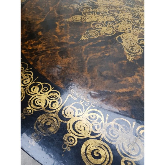 Image 1 of Vintage tulp salontafel van Poul Cadovius voor Cado, Denemarken