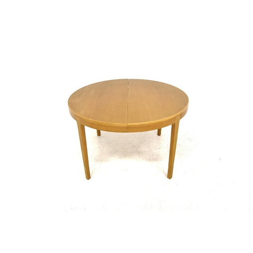 Vintage eiken eettafel, Zweden 1960