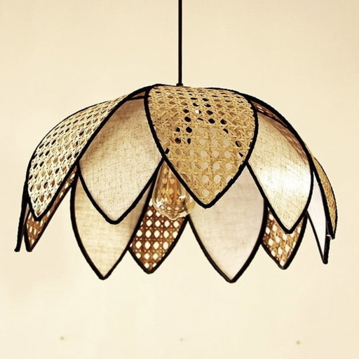 Palmboom Hanglamp Rieten