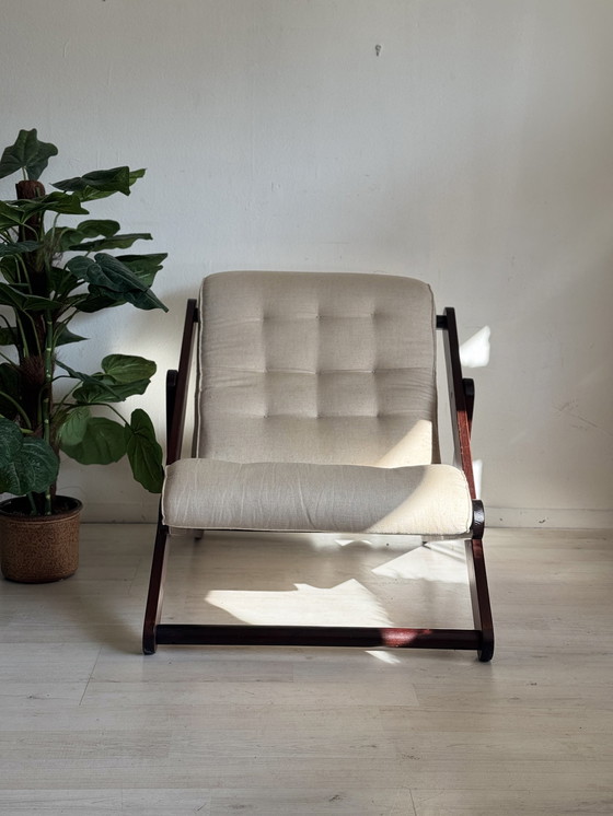 Image 1 of Vintage Ikea Kon Tiki Chair Gillis Lundgren