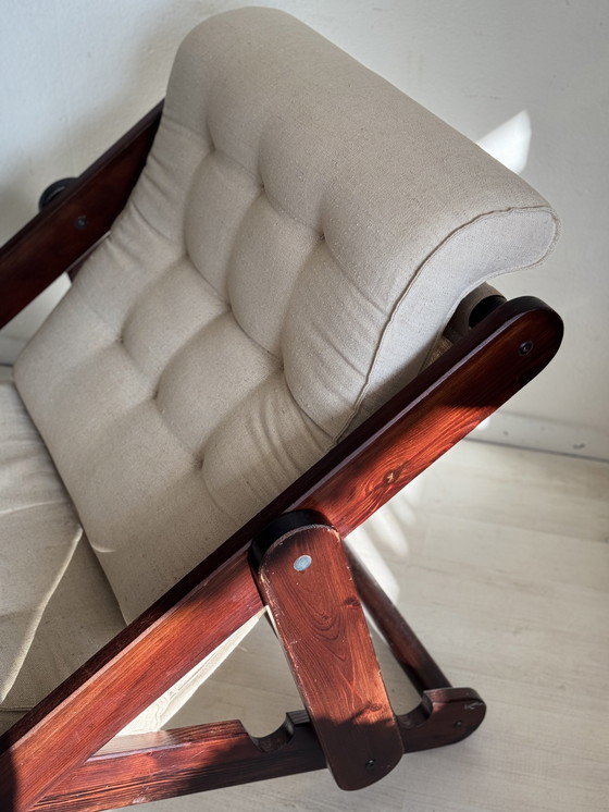 Image 1 of Vintage Ikea Kon Tiki Chair Gillis Lundgren