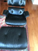 Eames fauteuil + hocker